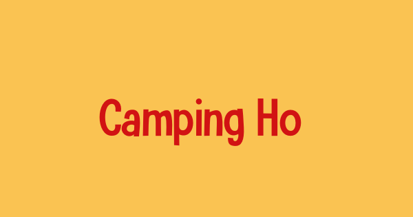 Camping Holiday font thumb